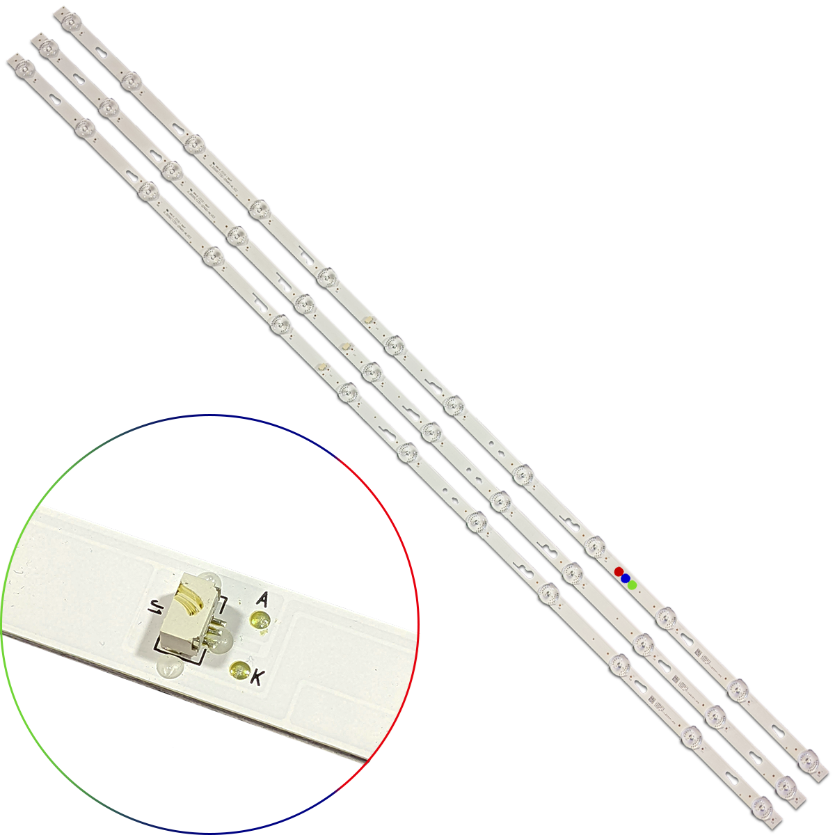 Kit Leds Compatible Pioneer Ple55s08fhd Reforzado en Aluminio.