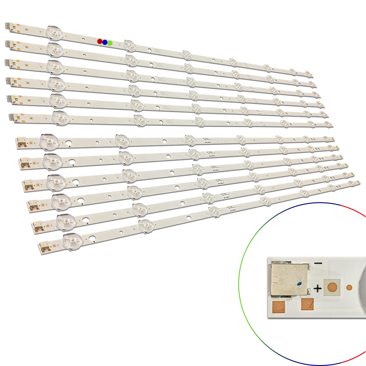 Kit Leds Compatible Samsung Un60eh6003 / Un60eh6003f (12T) Aluminio,