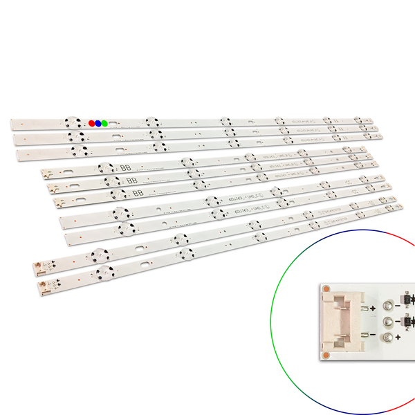 Kit Leds Compatible LG 60uj6300 / 60uj6300-ua - Reforzado en Aluminio.