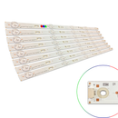 Kit Leds Compatible Jvc Si49fs (8tiras 5leds) - Reforzado en Aluminio.