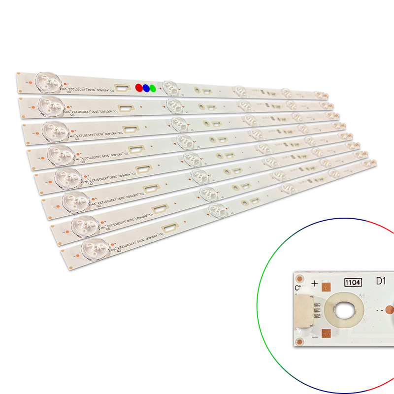 Kit Leds Compatible Daewoo L49s7800tn (8tiras 5leds) - Reforzado en Aluminio.