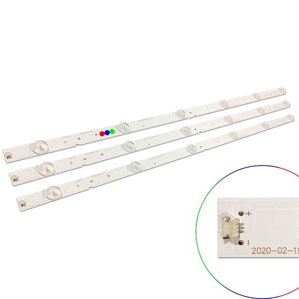 Kit Leds Compatible Hisense 32k21dw / 32k21d (6,6,6) - Reforzado en Aluminio.