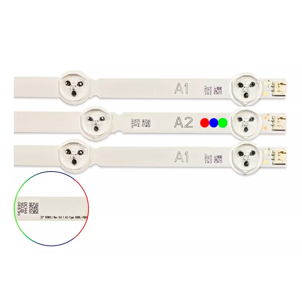 Kit Leds Compatible LG 32ln570, 32ln570b (7,8,7) - Reforzado en Aluminio.