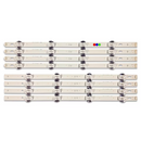 Kit Leds Compatible LG 40lf6300 / 40lh5300 (8 Tiras) -  Reforzado en Aluminio.