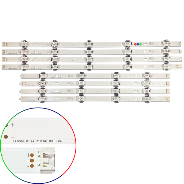 Kit Leds Compatible LG 47lb5600 / 47lb5900 / 47lb6000 - Original, Nuevo.