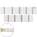 Kit Leds Compatible LG 50lb5800 / 50lb5830 / 50lb6100 / 50lb6500 Reforzado en Aluminio.