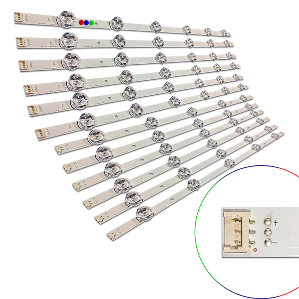 Kit Leds Compatible LG 60lb6000 - Aluminio, Nuevo.