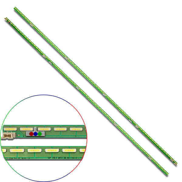 Kit Leds Compatible LG 65uf6450 / 65uf6450ua (2pines 68led) - Reforzado en Aluminio.