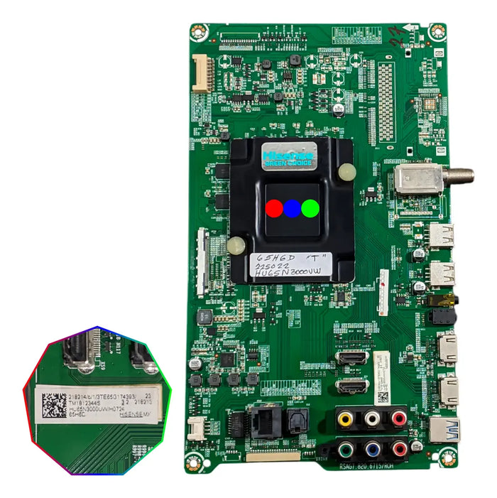 Mainboard Compatible con Hisense 65h6d / Hu65n3000uw / Rsag7.820.6715/roh