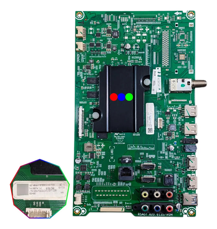Mainboard Compatible con Hisense 55h9b / 55k720guwus / Rsag7.820.6135/roh