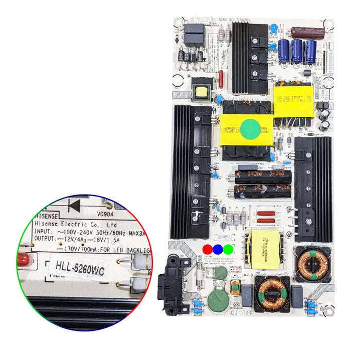 Fuente Compatible con Hisense 55du6070 / Rsag7.820.7238/roh - Nueva