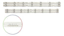Kit Leds Tcl 55a425 / 55a423 (4 Tiras) - Aluminio, Nuevo.
