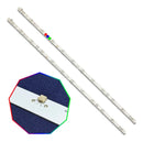 Kit Leds Hisense 43h5500g (2tiras 12leds) - Aluminio, Nuevo