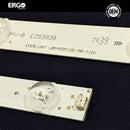 Kit Leds Hisense 40h3e (4tiras 11leds) - Aluminio, Nuevo