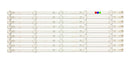 Kit Leds Compatible con Alux Al50asuhd (9tiras 5leds) - ALUMINIO, Nuevo