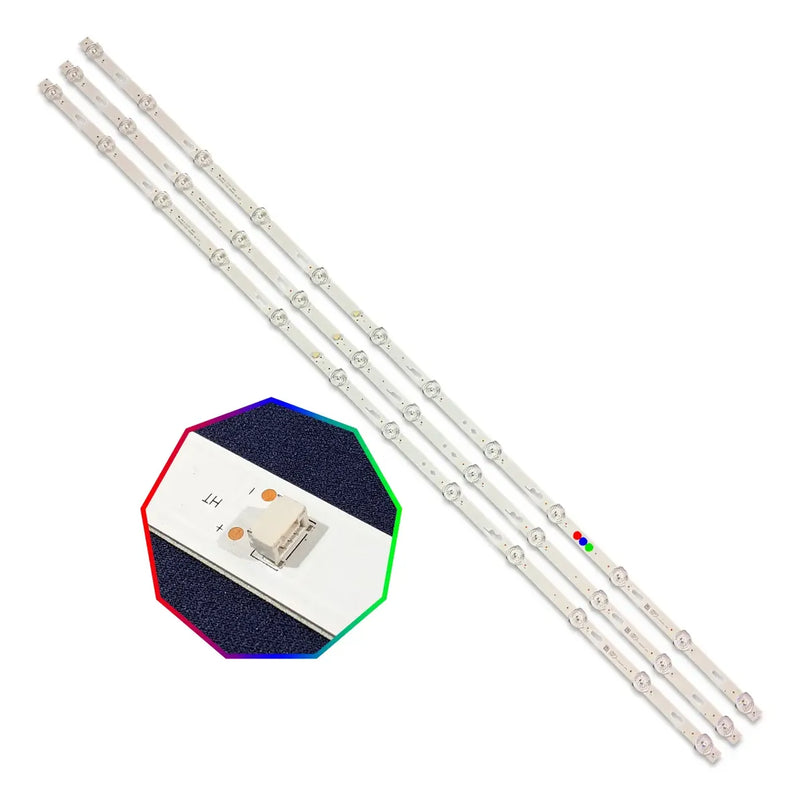 Kit Leds Compatible con Pioneer Ple-55s10uhnk | Ple55s10uhnk (3t) - ALUMINIO