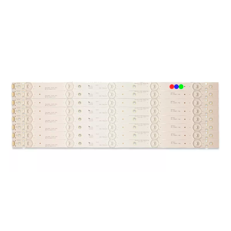 Kit Leds Compatible Sanyo Dp39d14m (8tiras) - Aluminio, Nuevo.