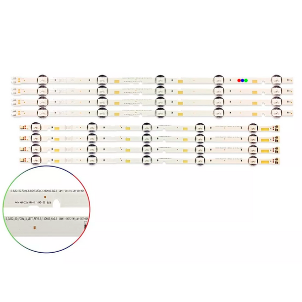 Kit Leds Compatible Samsung Hg50ne478s / Hg50ne478sf P13s24 - Aluminio, Nuevo