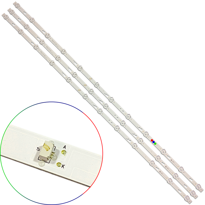 Kit Leds Compatible Pioneer Ple-55s08fhd - Reforzado en Aluminio.