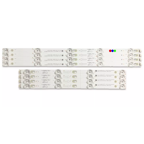 Kit Leds Compatible Toshiba 49d2900 (8tiras Ryl) - Aluminio, Nuevo