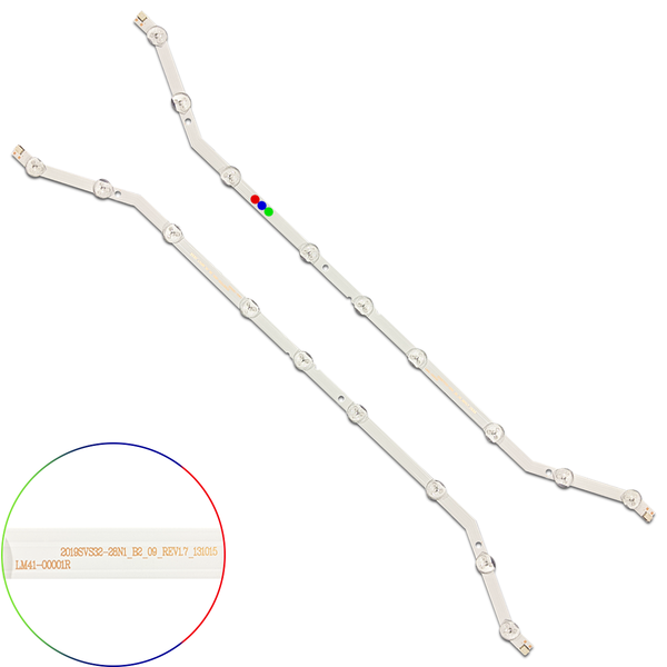 Kit Leds Compatible Samsung (9 Led) Un32h4303 / Un32h4303af  -Reforzado en Aluminio.