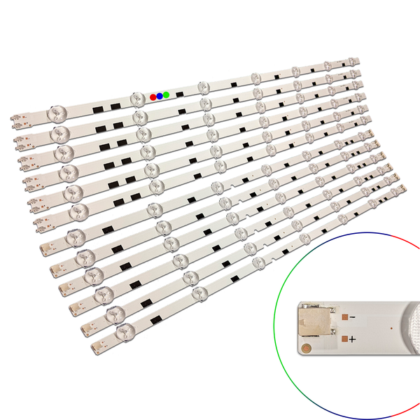 Kit Leds Compatible Samsung Un58h5200 / Un58h5200af - Aluminio, Nuevo.