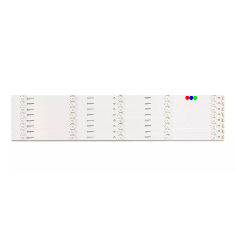 Kit Leds Compatible Atvio 55d1620 (8tiras 5leds) - Reforzado en Aluminio.