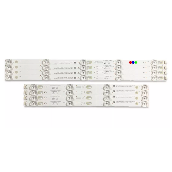 Kit Leds Compatible Tcl 49s403 (8tiras Ryl) - Aluminio, Nuevo