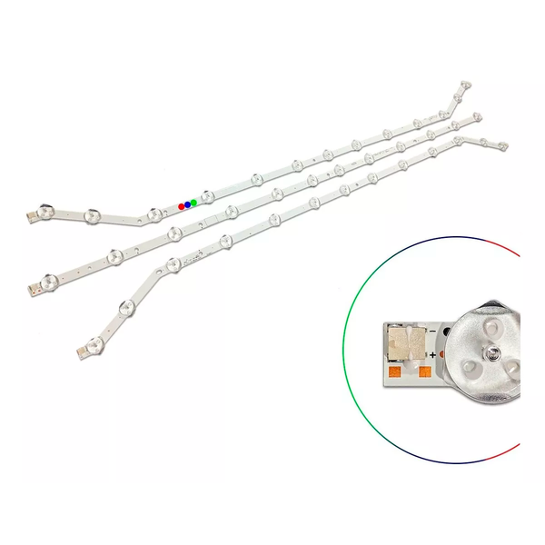 Kit Leds Compatibles Samsung Un40h5153 / Un40h5153af , 12led P'adp - Reforzado en Aluminio.