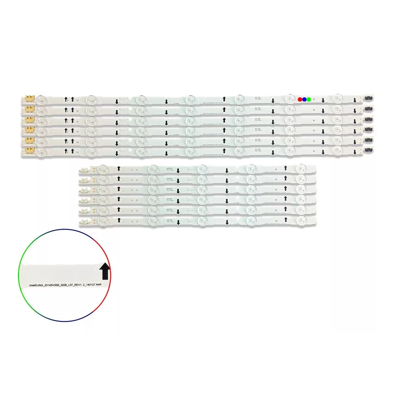 Kit Leds Compatible Samsung Un50h6350 / Un50h6350af (12t) - Nuevo