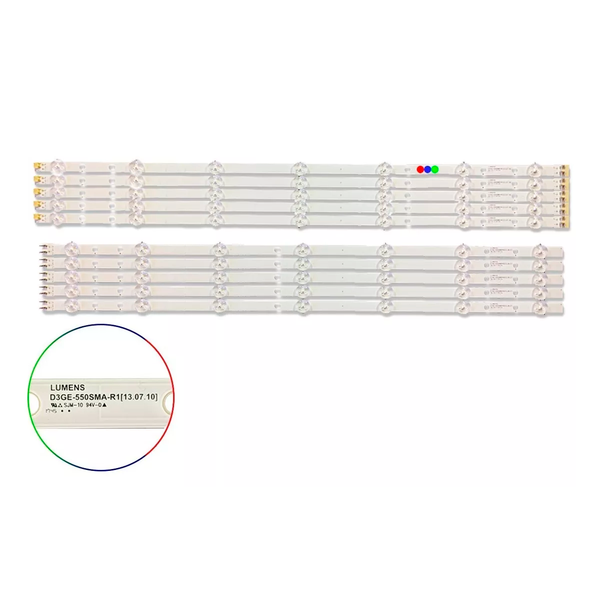 Kit Leds Compatible Samsung Un55fh6030 / Un55fh6030af R- Aluminio, Nuevo