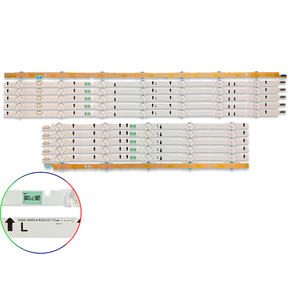 Kit Leds Compatible Samsung Un55j6300 / Un55j6300af - Nuevo, Original.