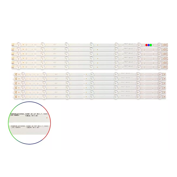 Kit Leds Compatible Samsung Un55h6204 / Un55h6204af R - Aluminio, Nuevo