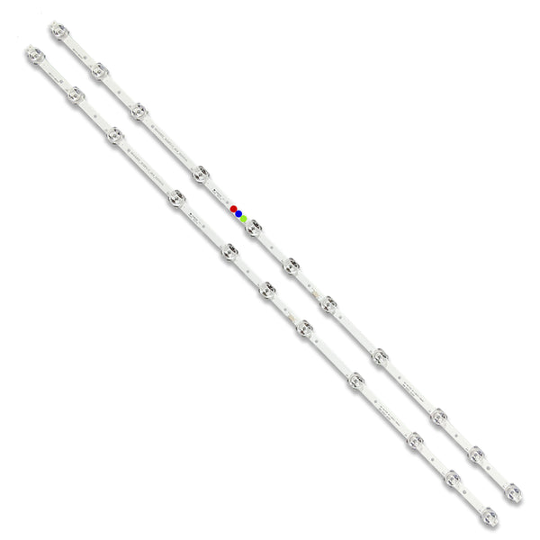 Kit Leds Compatible Tcl 43a425 (2tiras 11led) - Aluminio, Nuevo