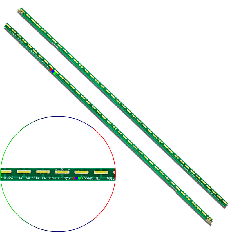 Kit Leds Compatible LG 43lf5400ub / 43lf5900ub (2pines 39led) - Nuevo.