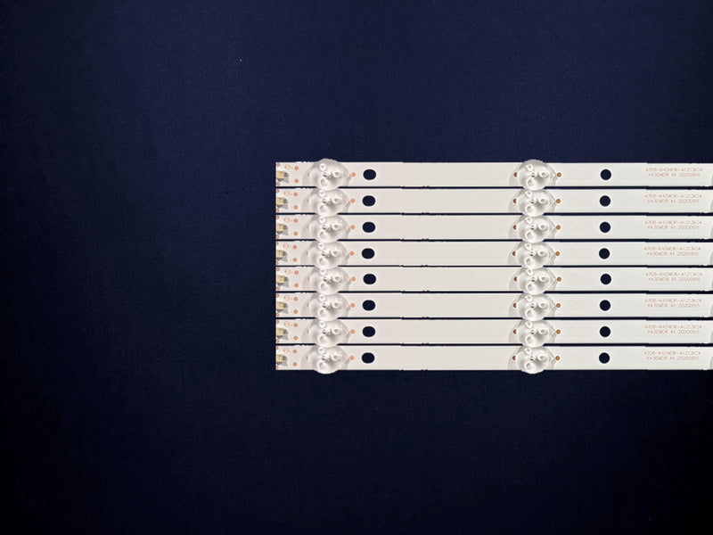 Kit Leds Compatible Daewoo L43r6300kn (8tiras 5leds) - Aluminio, Nuevo.