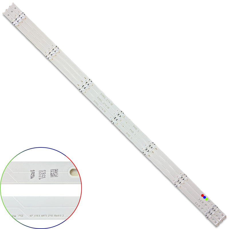 Kit Leds Compatible LG 43lh570a / 43lh570a-ue (7led) - Original, Nuevo.