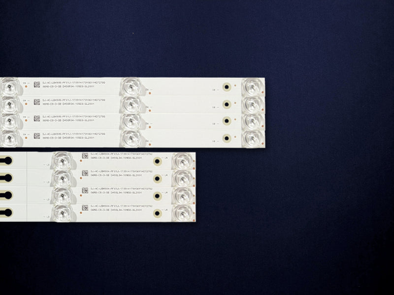 Kit Leds Compatible Toshiba 49d2900 (8tiras Ryl) - Aluminio, Nuevo