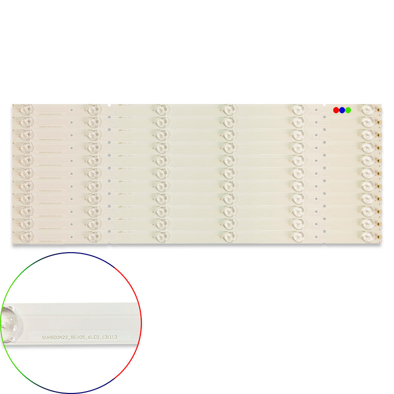 Kit Leds Compatible Insignia Ns-50d550 / Ns-50d550na15 - Aluminio, Nuevo