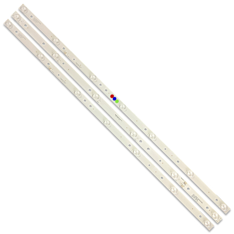 Kit Leds Compatible Akai Aktv4021 (3tiras) - Aluminio, Nuevo