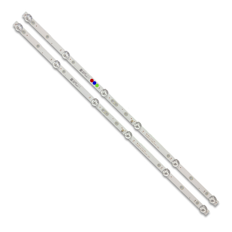 Kit Leds Compatible Sansui Smx32p28nf (2tiras 6leds) - Aluminio, Nuevo