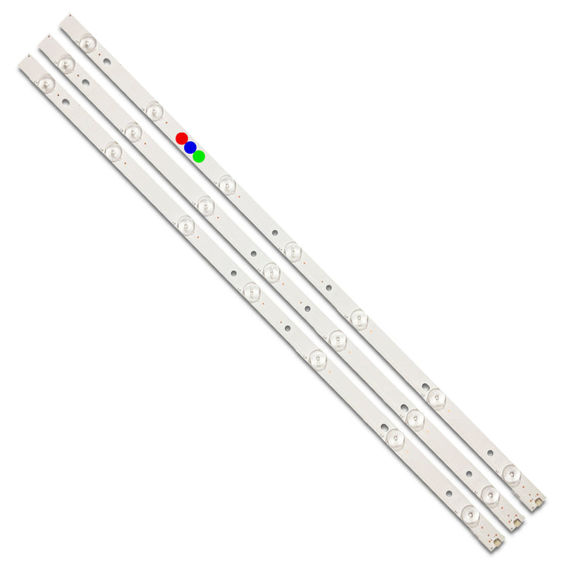 Kit Kits Refaccion Refacciones Parte Partes Tira Tiras Led Leds Diodo Diodos Aluminio Nuevo calvas calva regleta regletas  TH-32D410T
