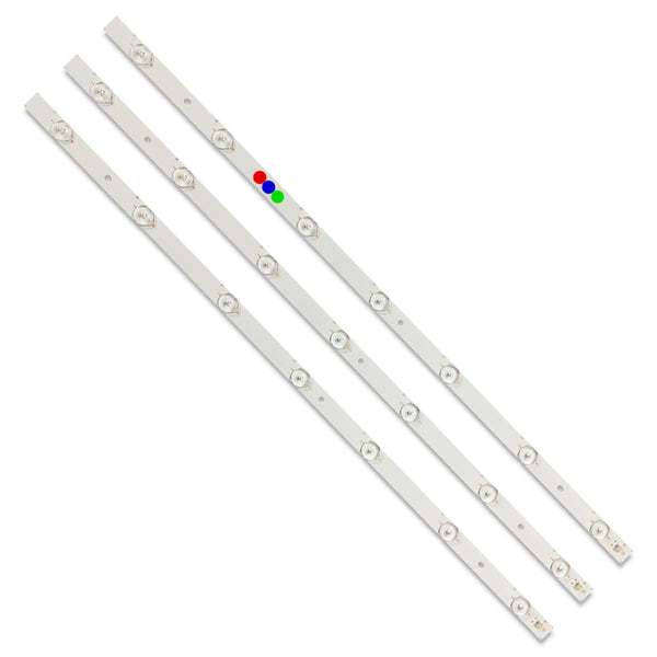 Kit Kits Refaccion Refacciones Parte Partes Tira Tiras Led Leds Diodo Diodos Aluminio Nuevo calvas calva regleta regletas 131126-WS-320-021