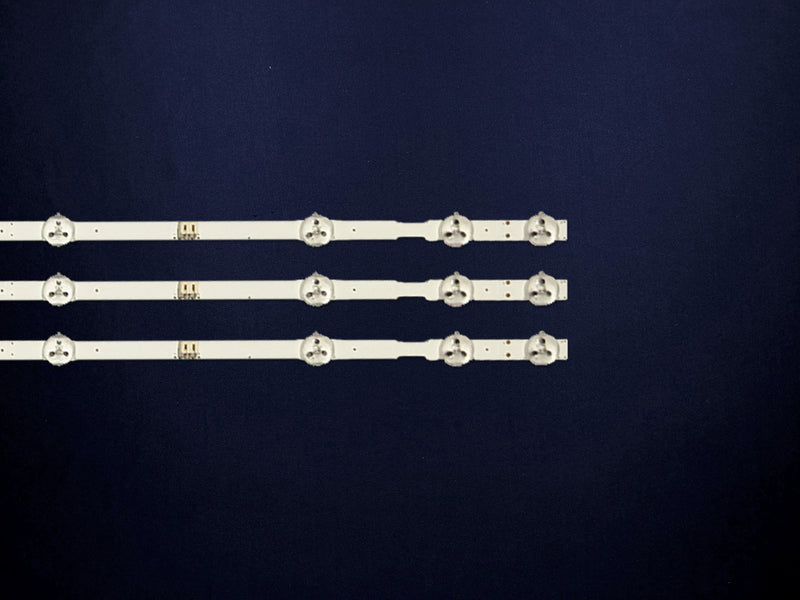Kit Leds Compatible Sanyo Uduled0gs049 (3tiras 8led) - Aluminio, Nuevo.