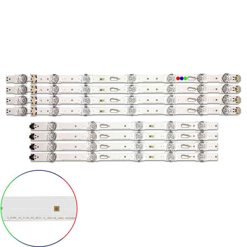 Kit Leds Compatible Samsung Un43ku6000 / Un43ku6000f - Nuevo