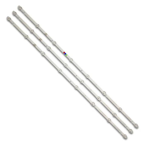 Kit Kits Refaccion Refacciones Parte Partes Tira Tiras Led Leds Diodo Diodos Aluminio Nuevo calvas calva regleta regletas DLED43KJAN 3X8 0006 E177671B/PEC