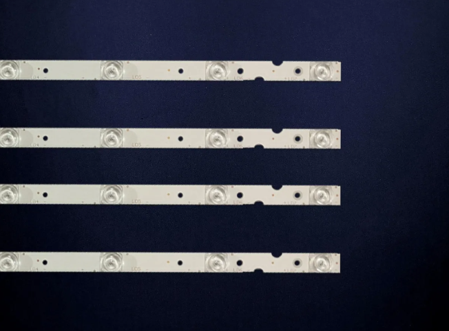 Kit Leds Compatible Tcl 50s423 (4tiras 7leds) - Aluminio, Nuevo.