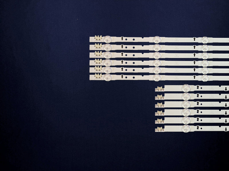 Kit Leds Compatible Samsung Un48j6400 / Un48j6400af (12tiras) - Reforzado en Aluminio.